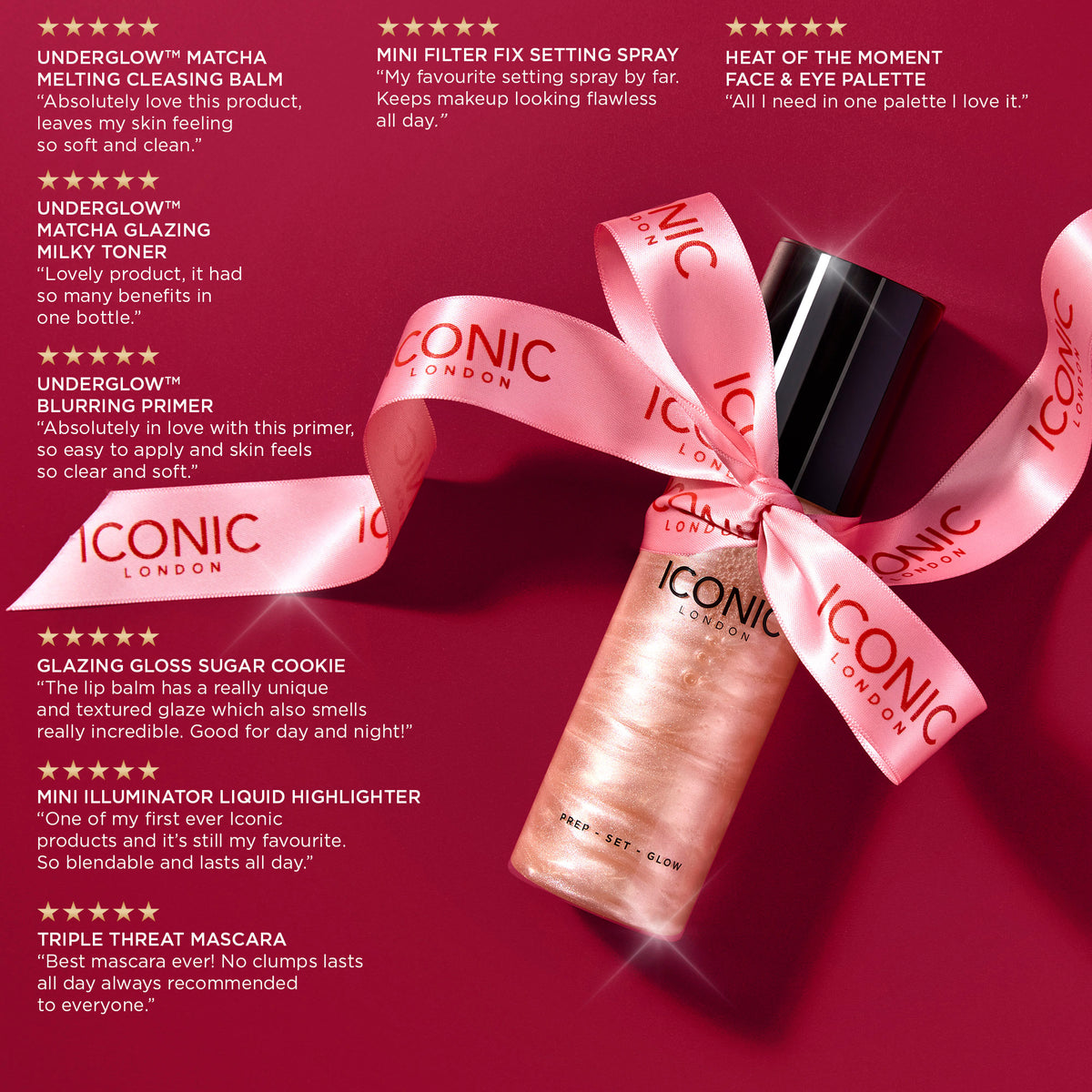 Glaze, Glow & Glam - The ICONIC Collection Gift Set (worth £227)