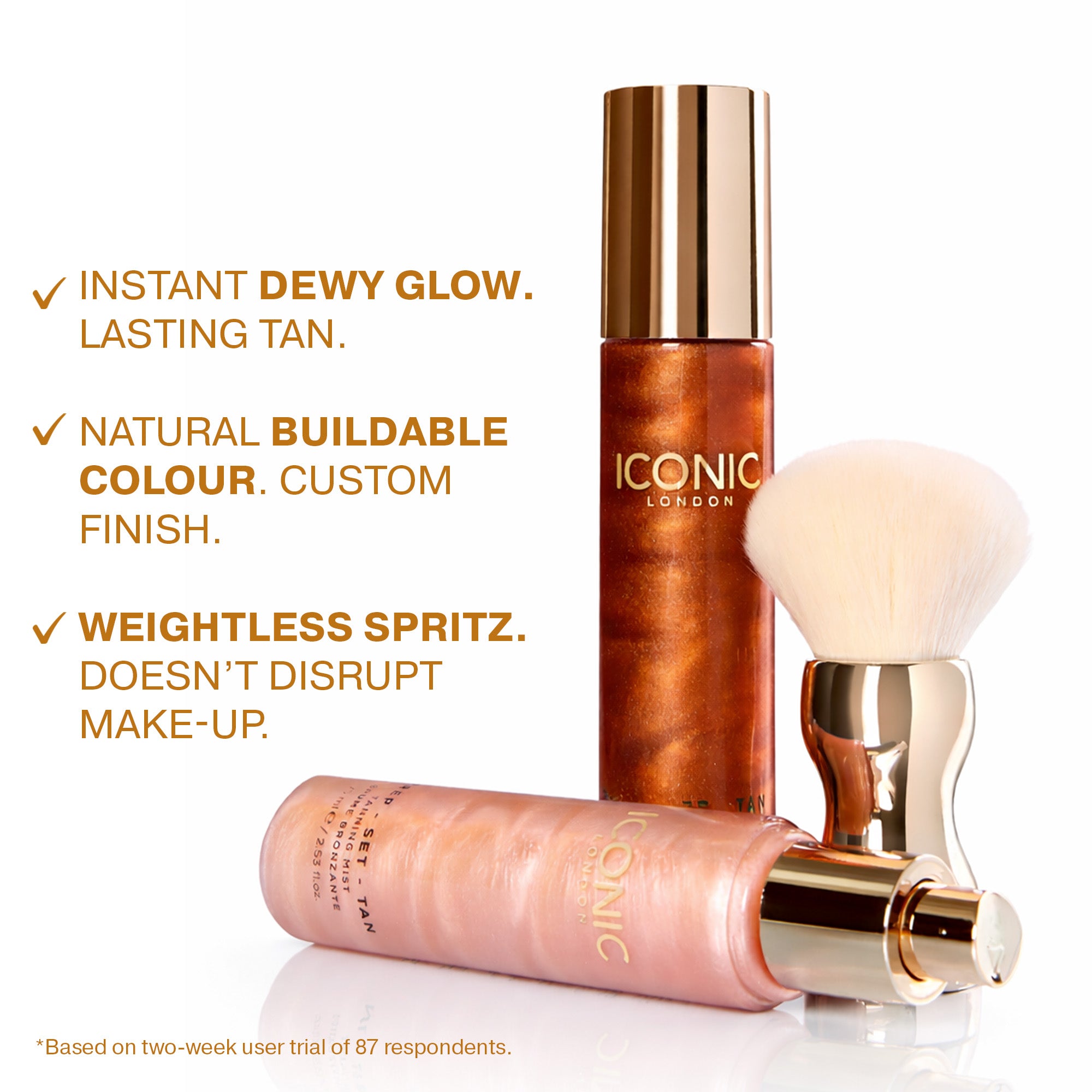 Prep Set Tan Mist User Trial Claims