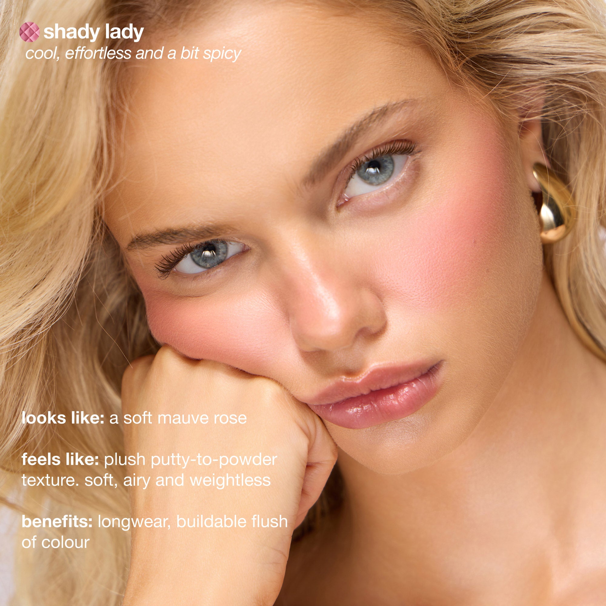 ICONIC London Shady Lady Buildable Blurring Blush Cool, effortless and a bit spicy