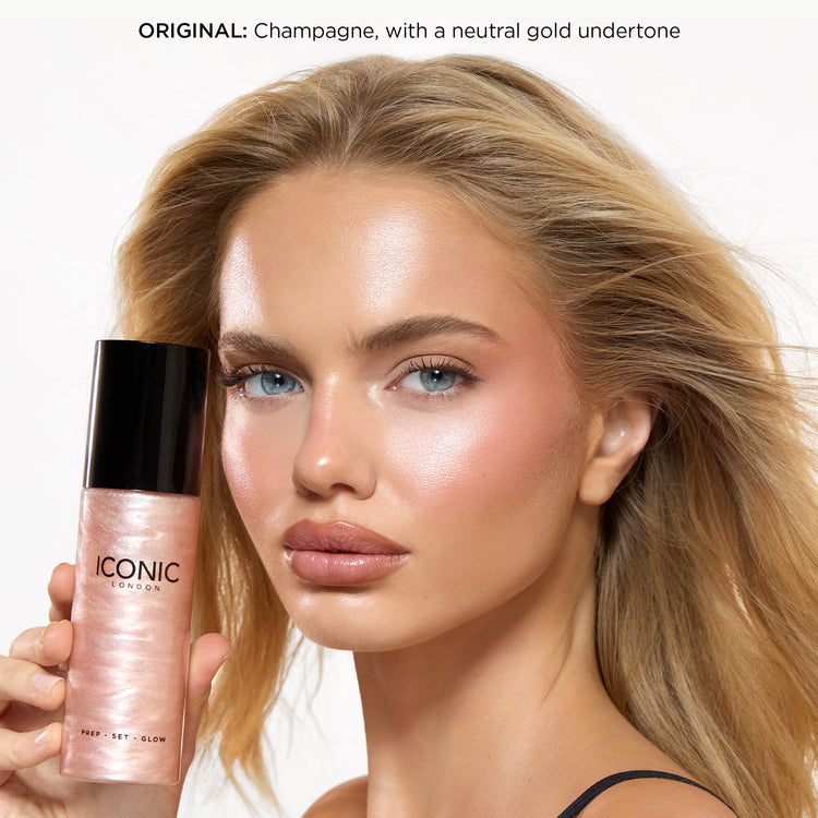 Prep Set Glow in Original. Champagne with a neutral gold undertone