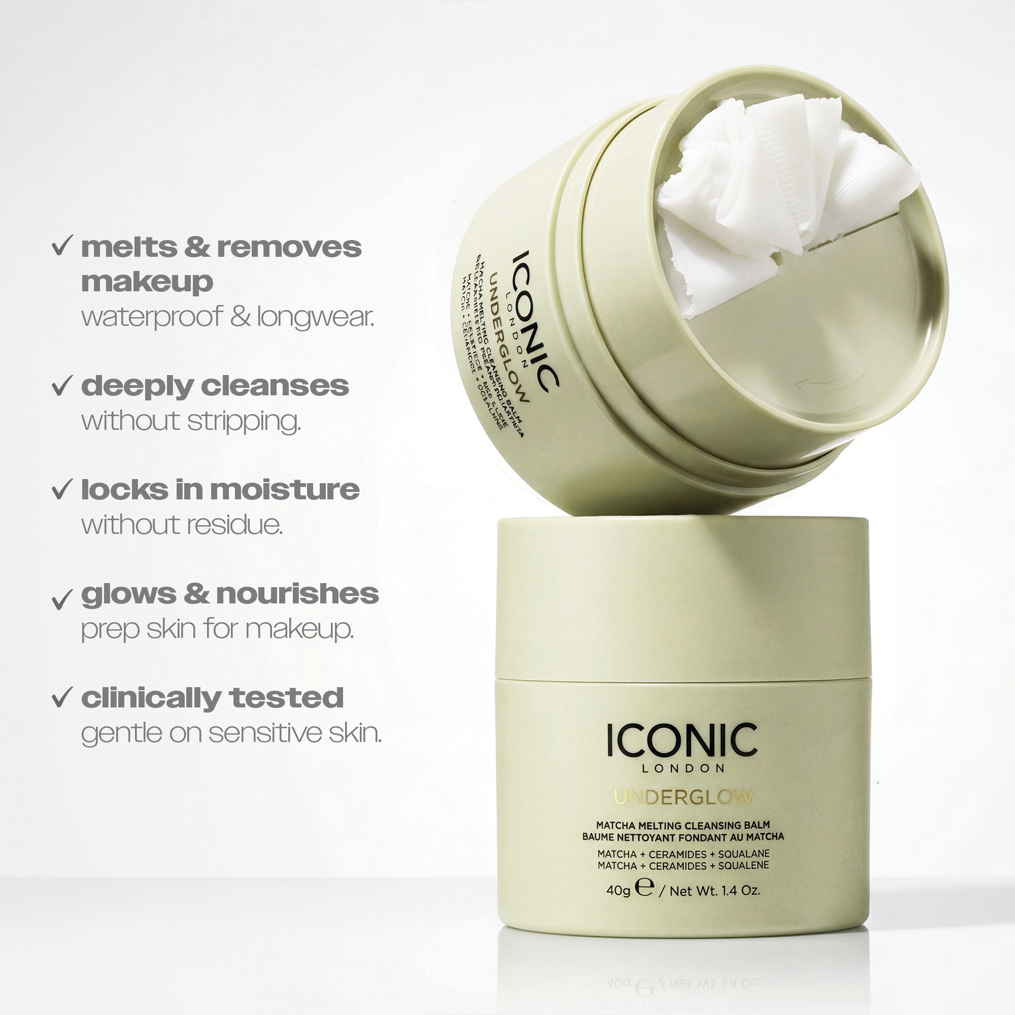 Underglow™ Matcha Melting Cleansing Balm