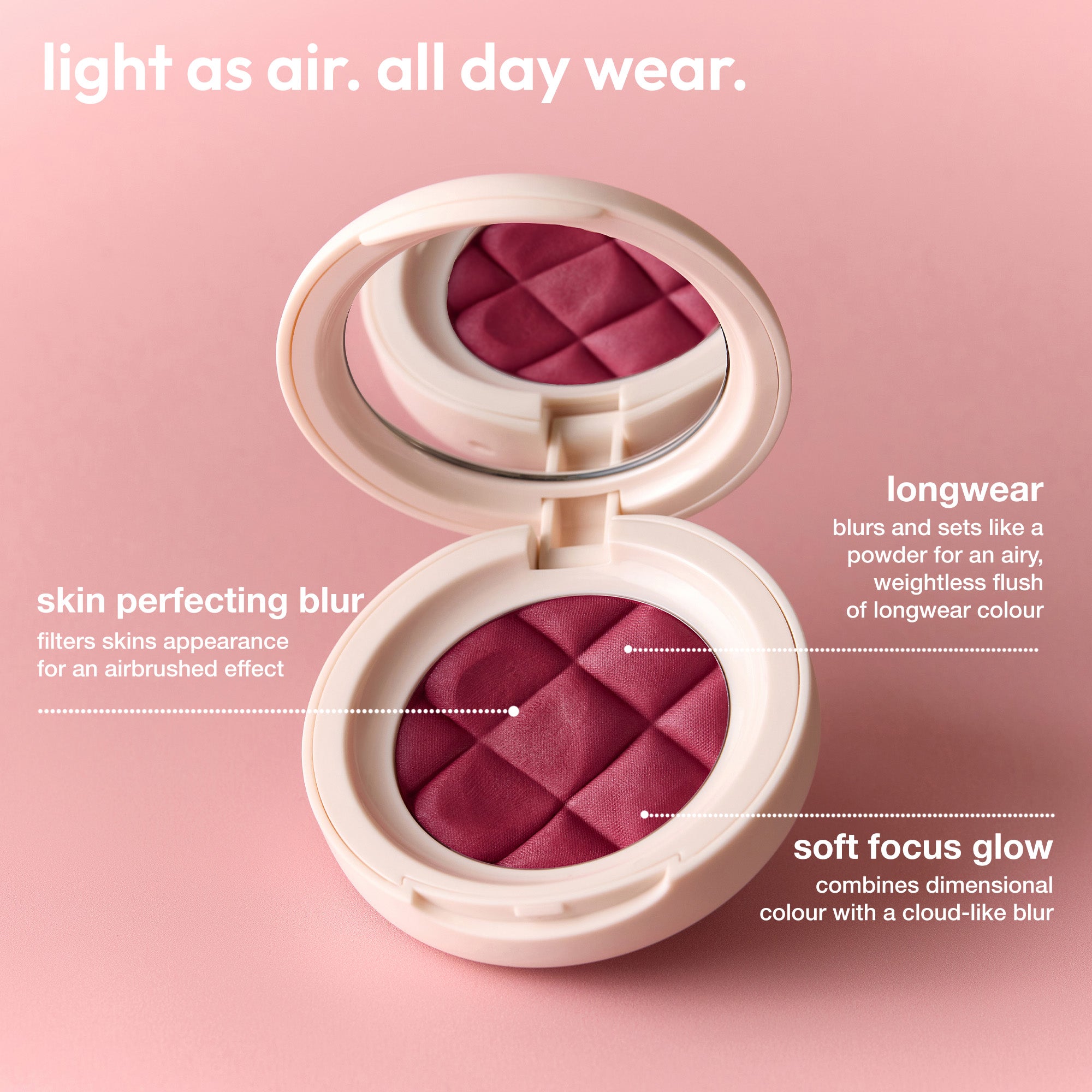 colour_grape juice, | ICONIC London Grape Juice Buildable Blurring Blush Light as air, all day wear