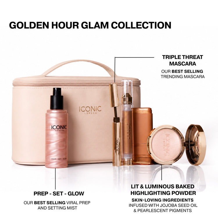 The Golden Hour Glam Collection Gift Set (Worth £122)