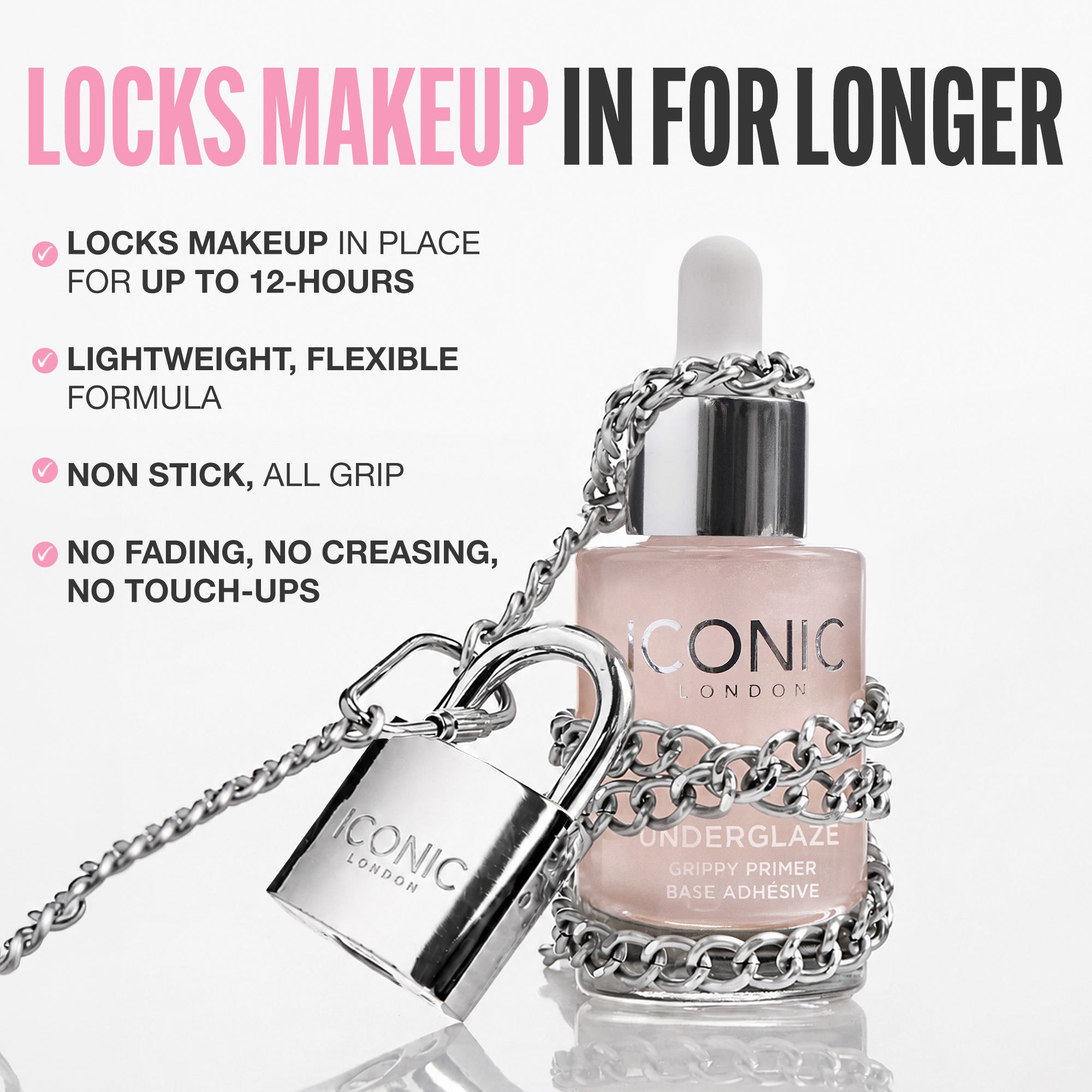 ICONIC London Underglaze Grippy Primer - Locks makeup in for longer