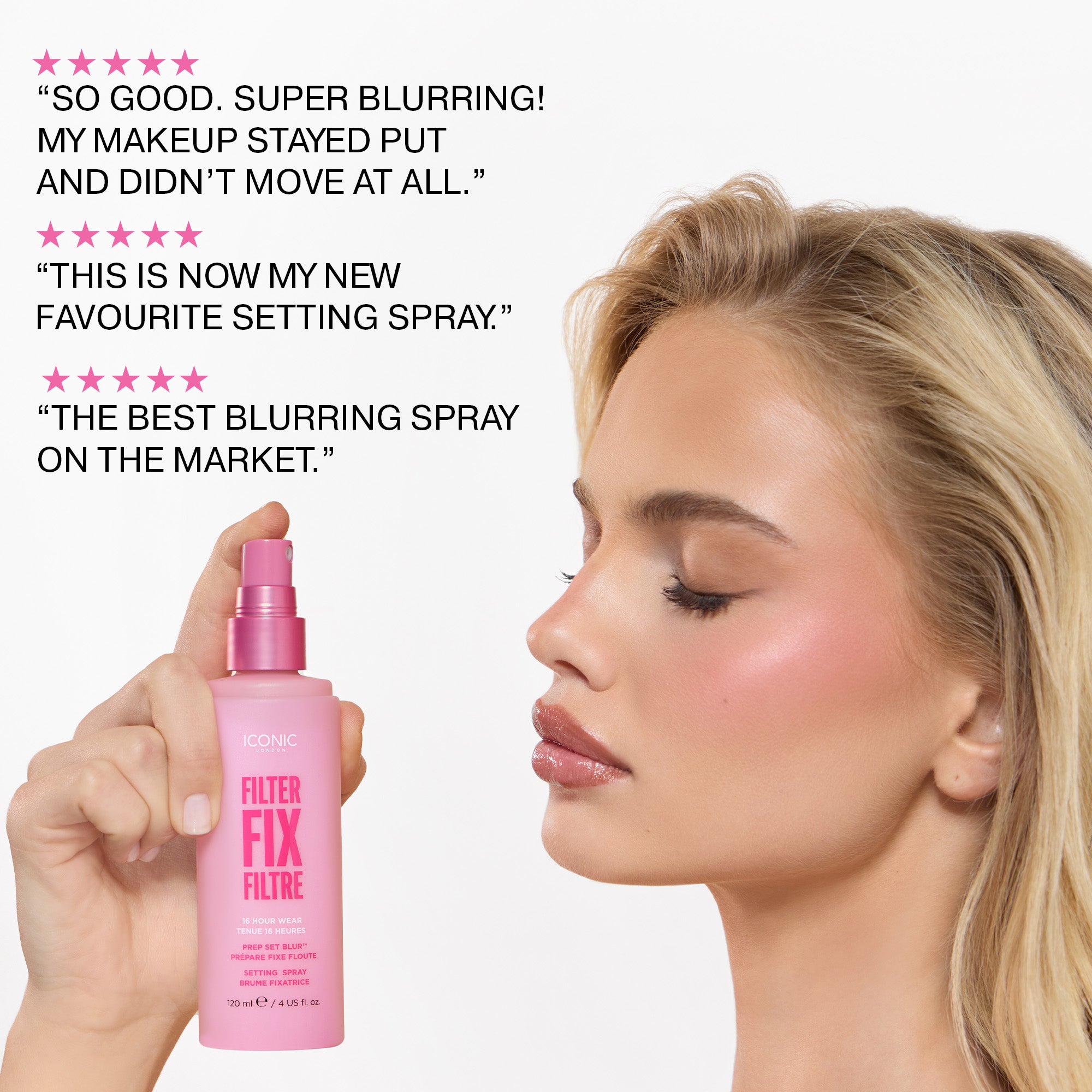 ICONIC London Filter Fix Setting Spray Reviews