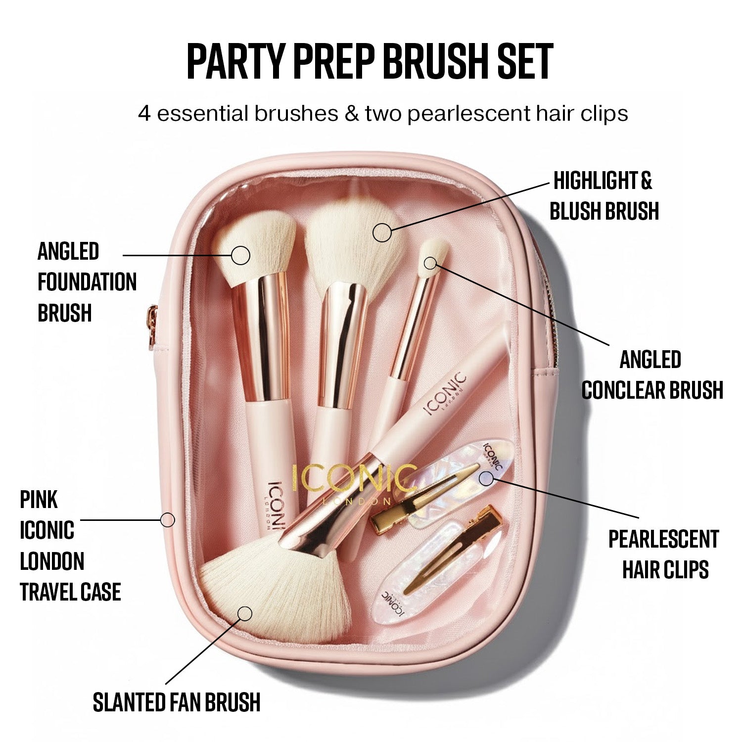 Party Prep Brush Set
