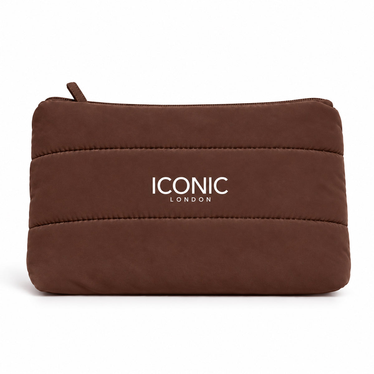Brown Puffer Makeup Bag