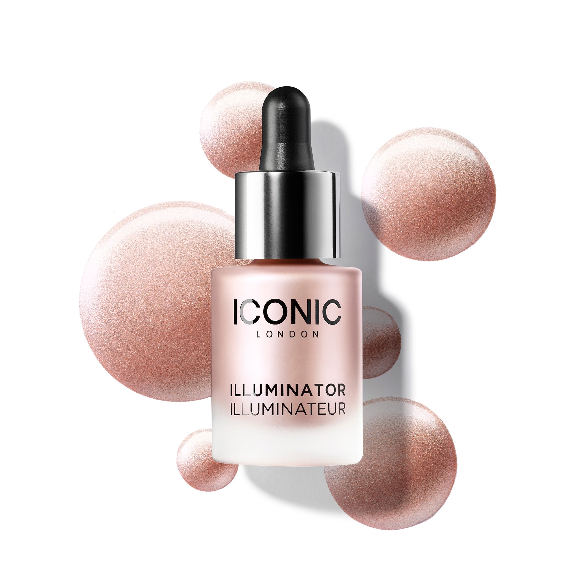 colour_Shine (Pink Pearl), | Iconic London Illuminator Liquid Highlighter Drops - Shine Pink Pearl