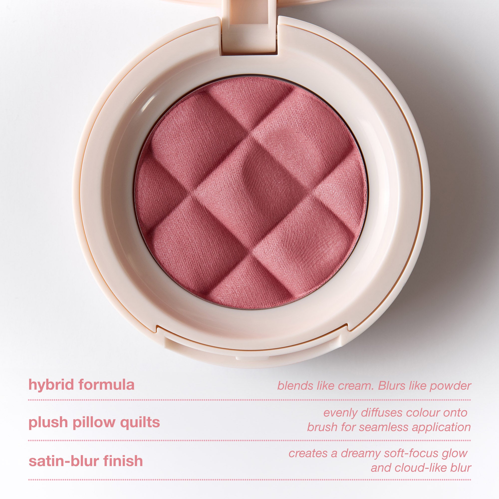 ICONIC London Shady Lady Buildable Blurring Blush Hybrid formula