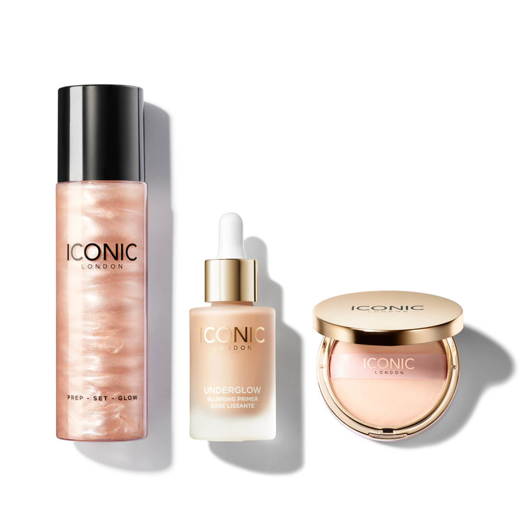 ICONIC London Radiant Glow Makeup Bundle Worth £76