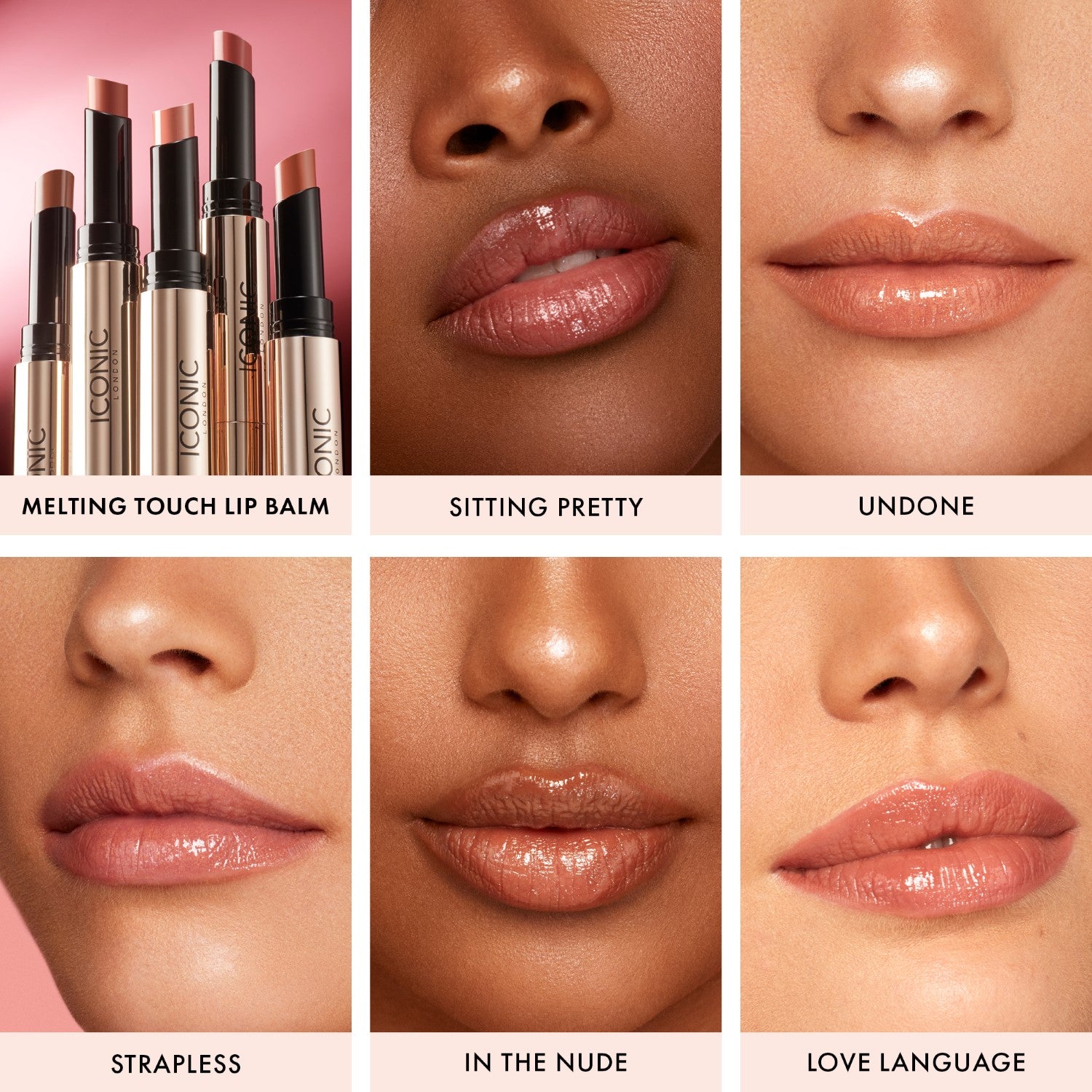 colour_Undone, colour_Sitting Pretty, colour_Love Language, colour_In The Nude, colour_Strapless